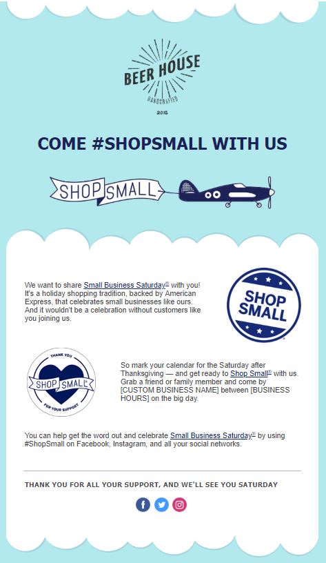 Shopping Small Business Saturday - Have Need Want